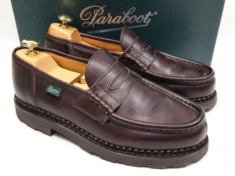 749 1107 使用数回 パラブーツ ランス REIMS ダークブラウン LISレザー 6.5