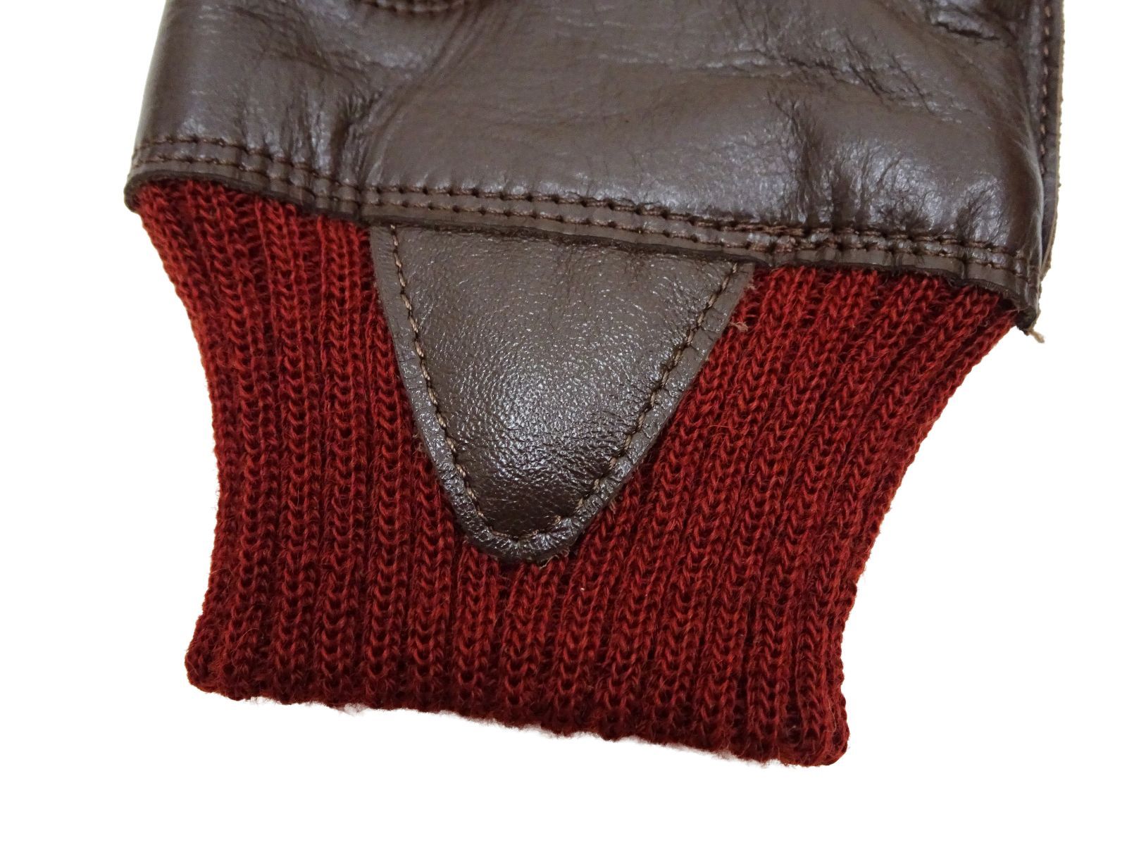 全品75％割引きです！ バズリクソンズ 手袋 BR02835 A-10 グローブ メンズ 革手袋 レザーグローブ 01 ブラウンレザーxレッドリブ Buzz Rickson