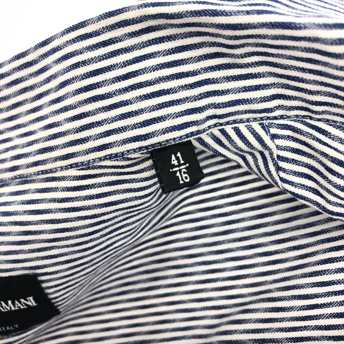ジョルジォアルマーニ GIORGIO ARMANI ジョルジオアルマーニ ジップアップシャツ サイズ:41