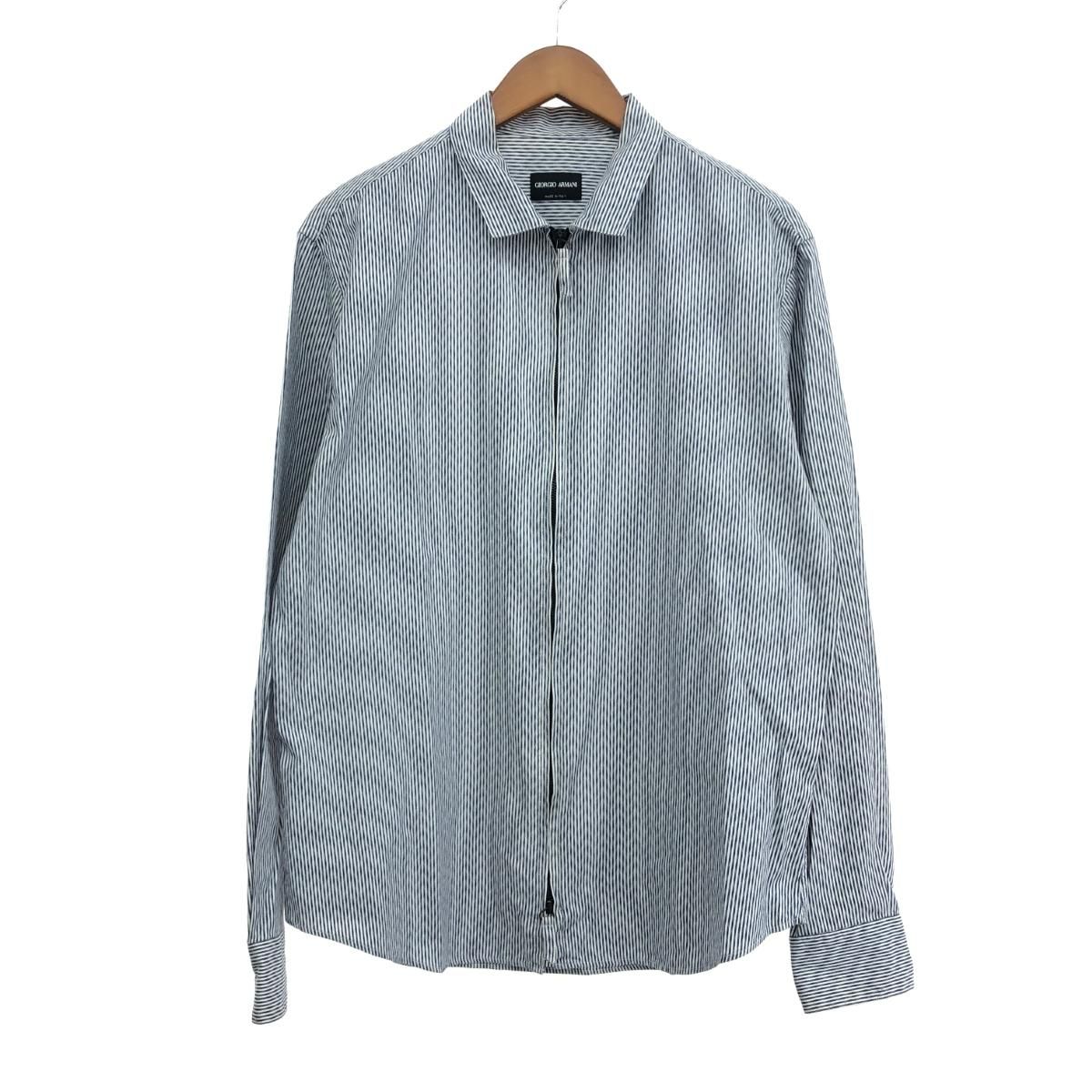 ジョルジォアルマーニ GIORGIO ARMANI ジョルジオアルマーニ ジップアップシャツ サイズ:41