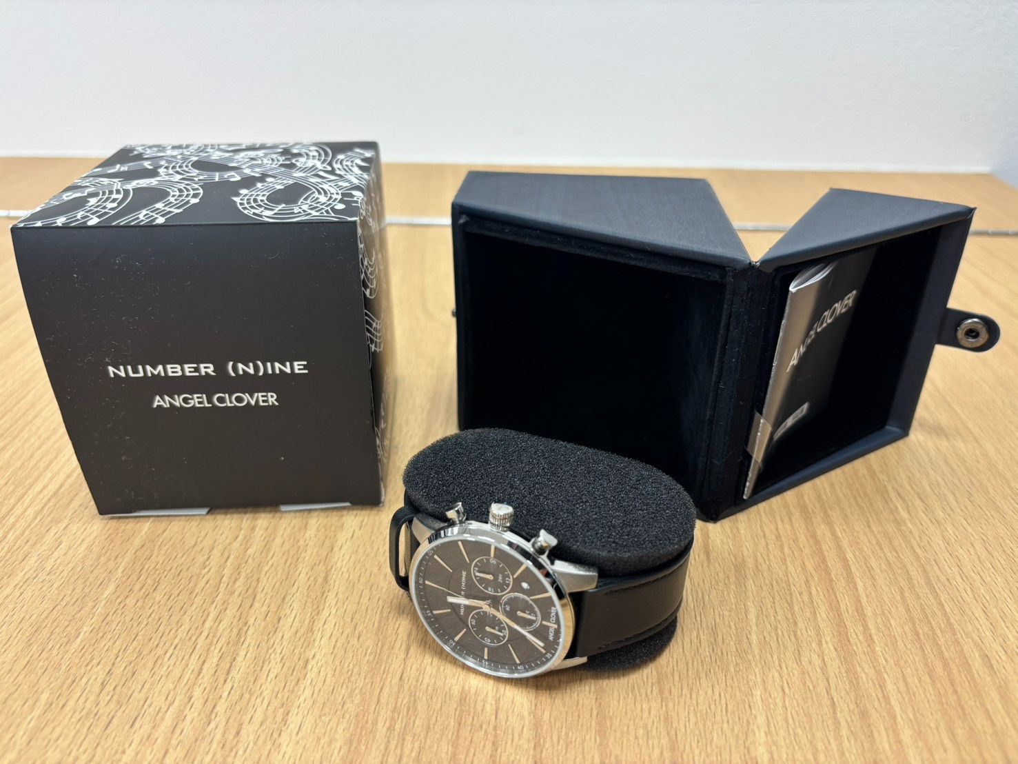 10 クーポン試用可 S NUMBER N INE ANGEL CLOVER クォーツ腕時計 クロノグラフ NNC 42 き