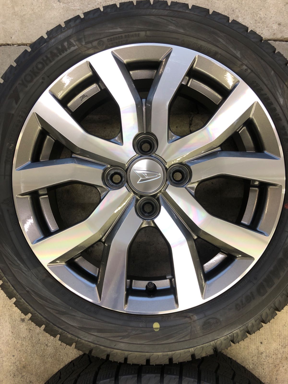  ダイハツ トール スタッドレス 175 55 R 15 アルミホイール ヨコハマ iG 70 ice GUARD 15インチ タイヤ ホイールセット