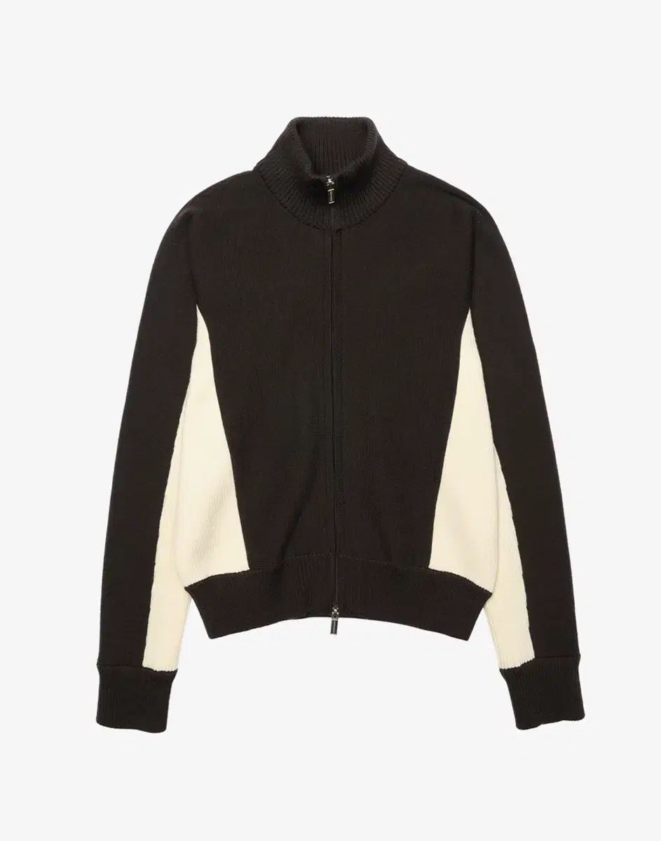 スタジオテーブル CURVED TWO TONE WOOL ZIP UP
