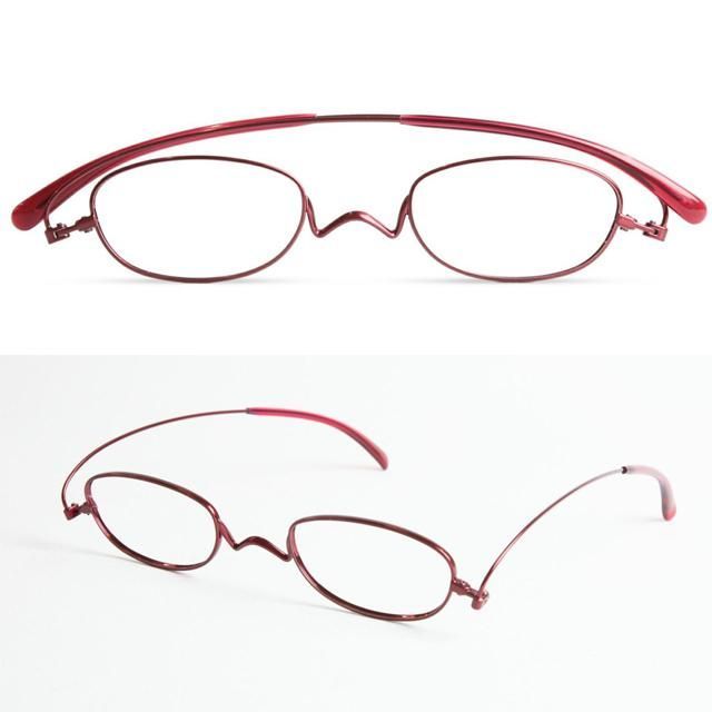 2.00 レンズ入り PaperGlass ペーパーグラス 老眼鏡 OPG-201-08 レッド