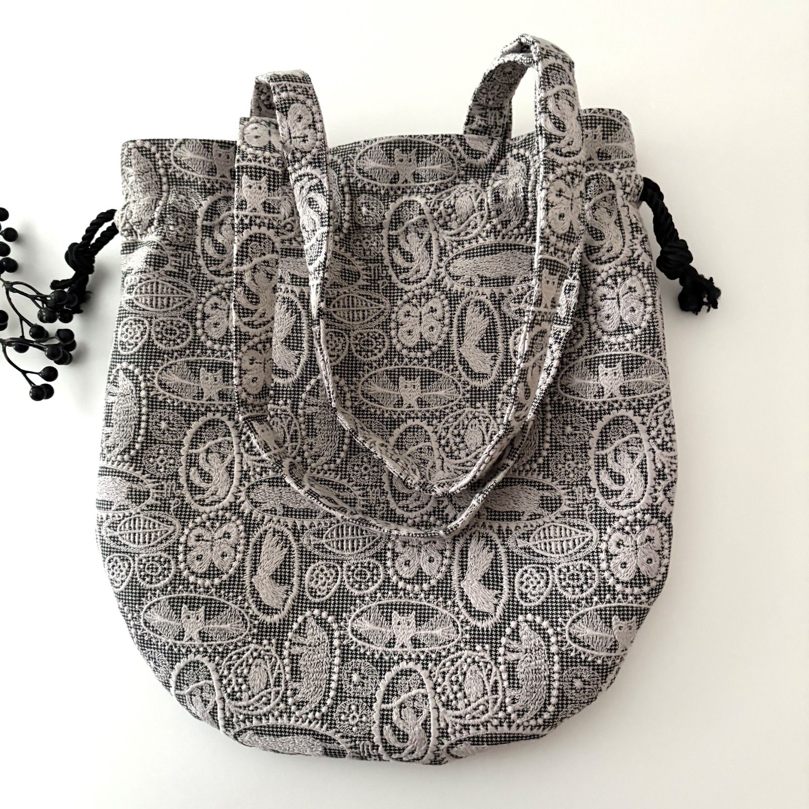 巾着シャルダーバッグ jungle