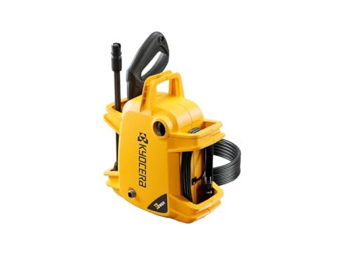 京セラ Kyocera 高圧洗浄機 最大許容圧力8MPa パワフル洗浄 コンパクト収納 6m高圧ホース バリアブルノズルランス付属 軽量 小型 持ち運びやすい 水道接続式 洗車 泥 花粉除去効果 黄砂 大掃除 KJ 4e97ef3f