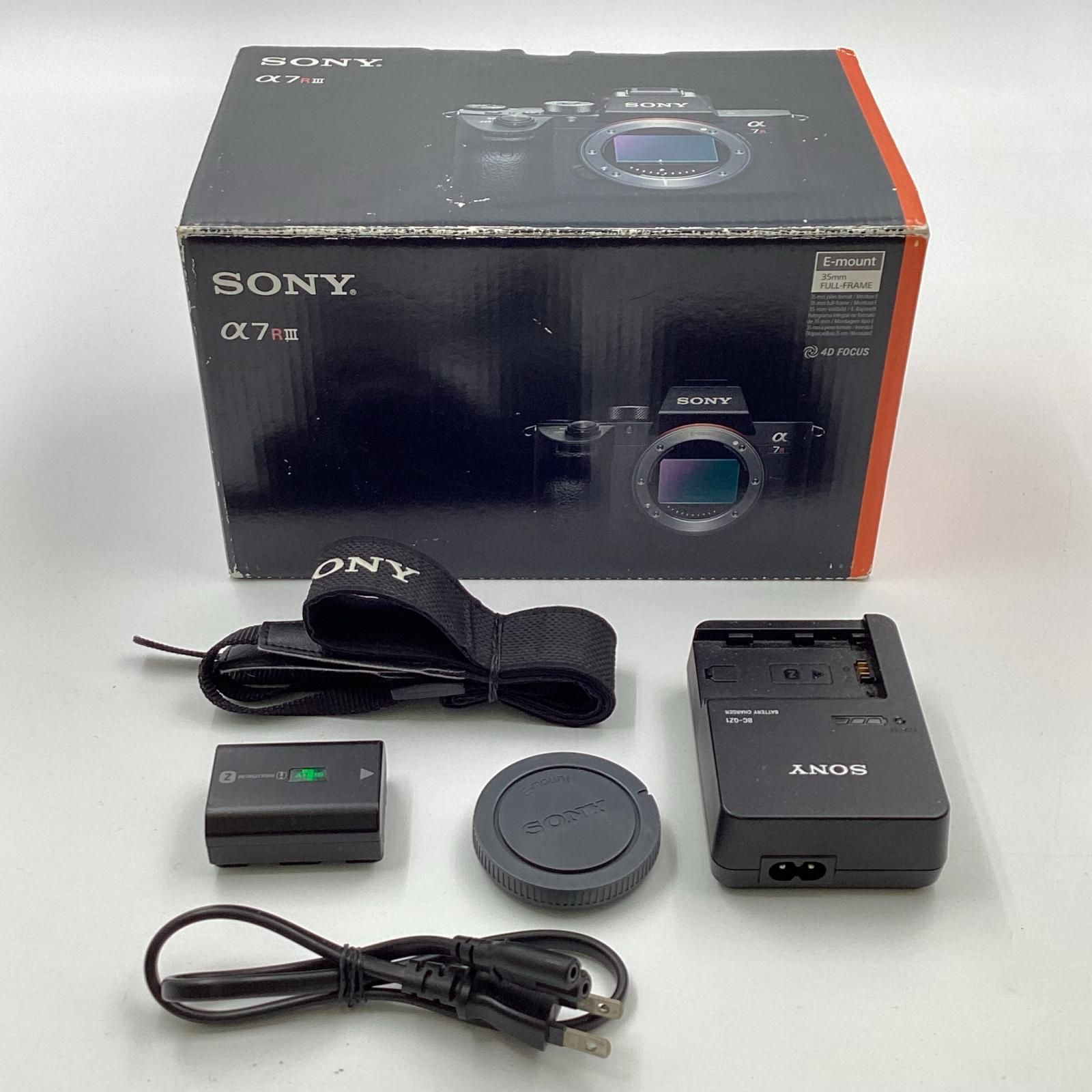 全額返金保証】【最速発送】Sony デジタル一眼 α7RIII ボディ ILCE