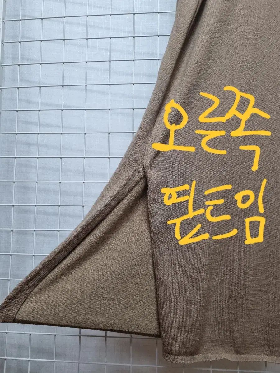 フード ニットワンピース