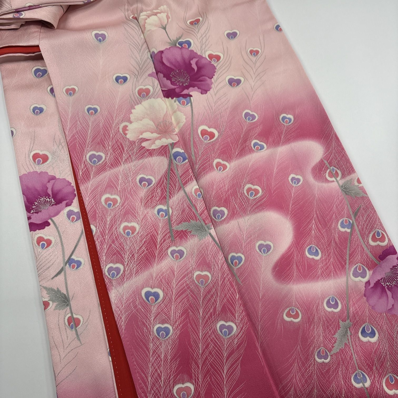  振袖 正絹 着物 同梱 リメイク用 着付け 11117 振袖 着物