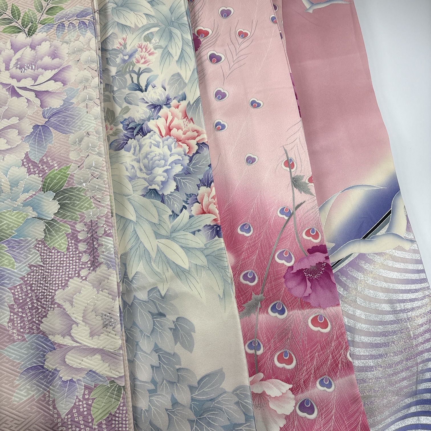 振袖 正絹 着物 同梱 リメイク用 着付け 11117