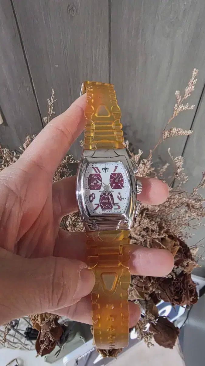 ヴィンテージ ラバー バンド テクノ マリン ユニセックス 時計