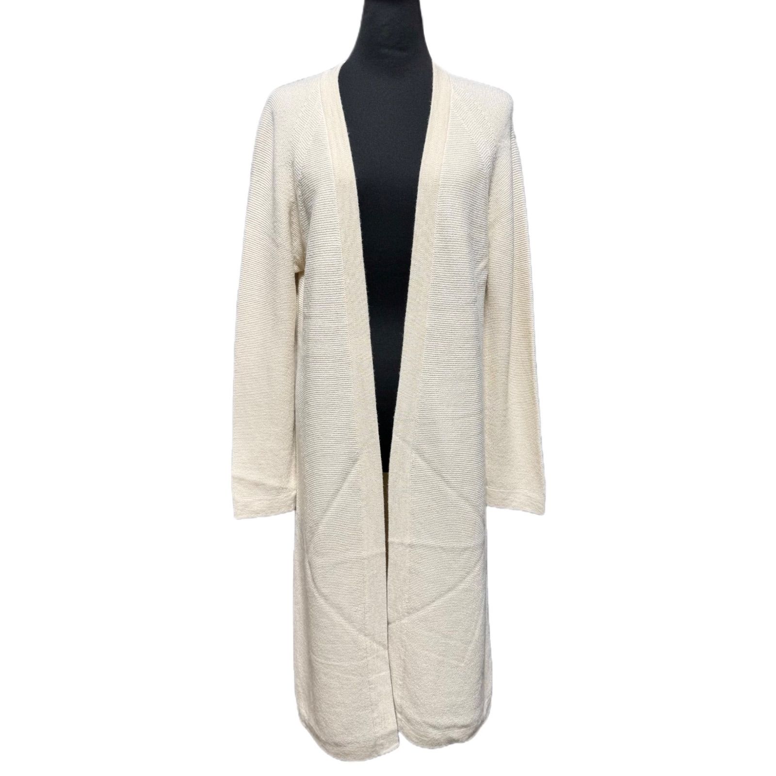 HERMES エルメス レディース アルパカロングカーディガン SIZE 40 オフ