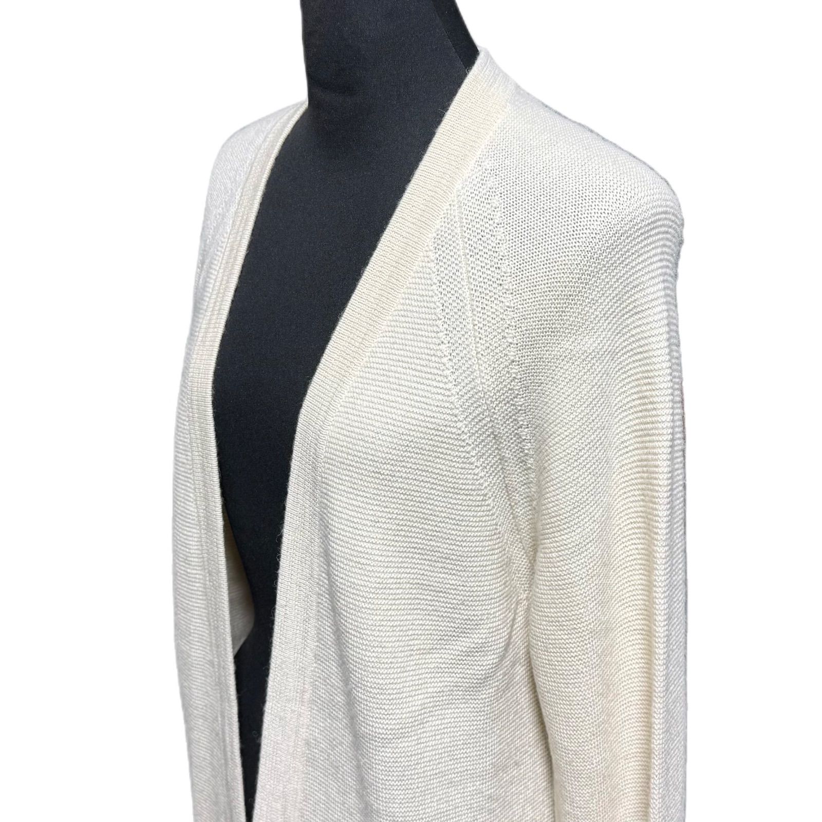 HERMES エルメス レディース アルパカロングカーディガン SIZE 40 オフ