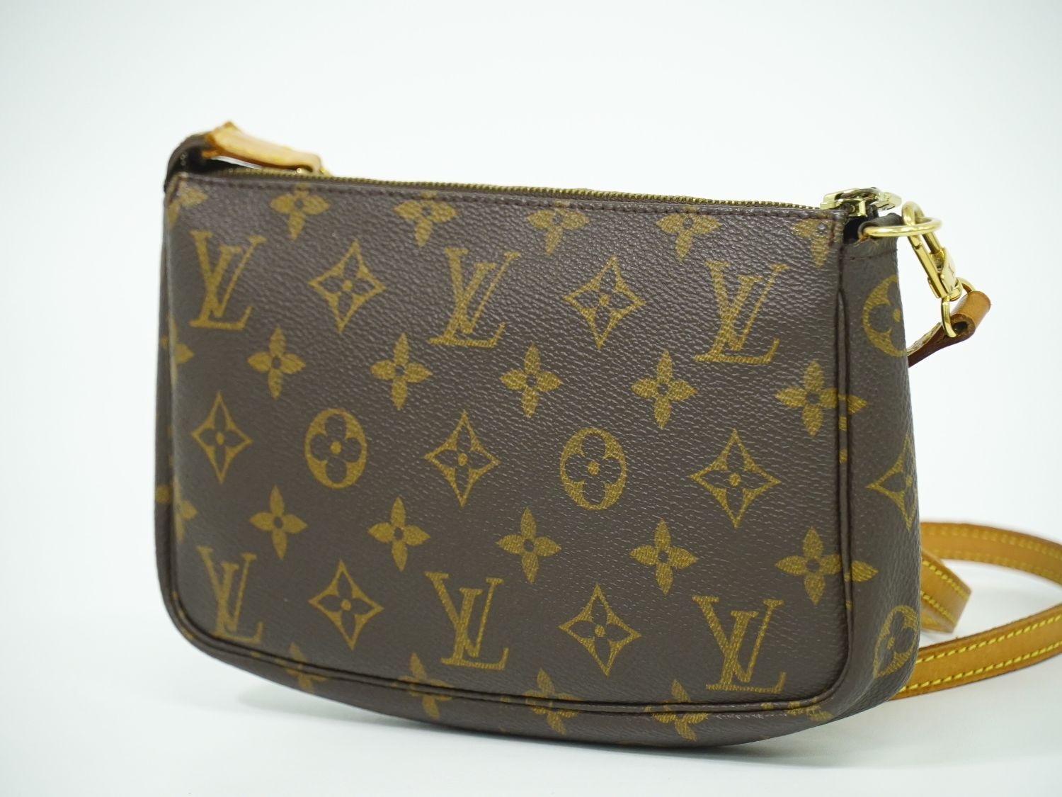 本物 ルイヴィトン LOUIS VUITTON LV ポシェットアクセソワール モノグラム ショルダーバッグ ポシェット ブラウン M51980 ビトン フォロー割