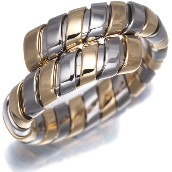 ブルガリ リング トゥボガス 16号 K 18 YG SS 177908