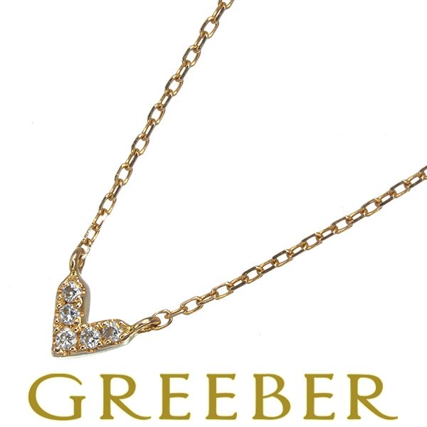 アーカー ネックレス ダイヤ ダイヤモンド ローラハート K18YG 箱 180730