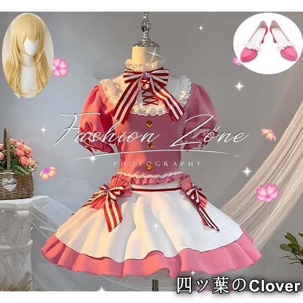 アイカツ アイドルカツドウ 風 星宮いちご 冬季 コスプレ衣装 ウィッグ靴イベント 変装 仮装B 251108