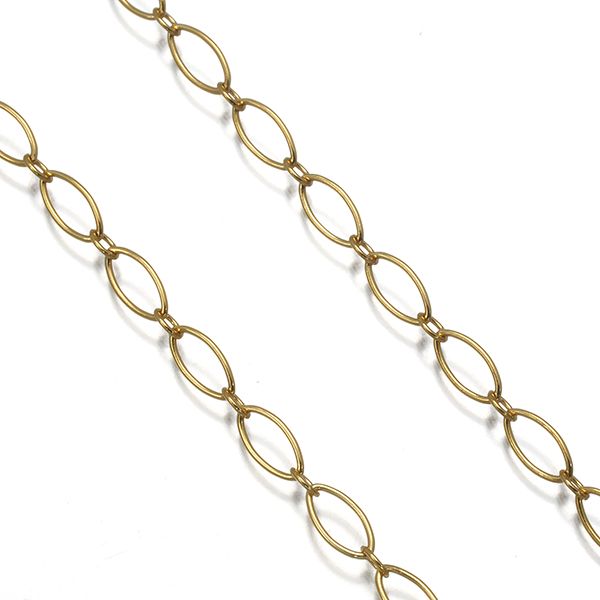 ティファニー チェーンネックレス オーバルリンク ロング 61 cm K 18 YG 180461