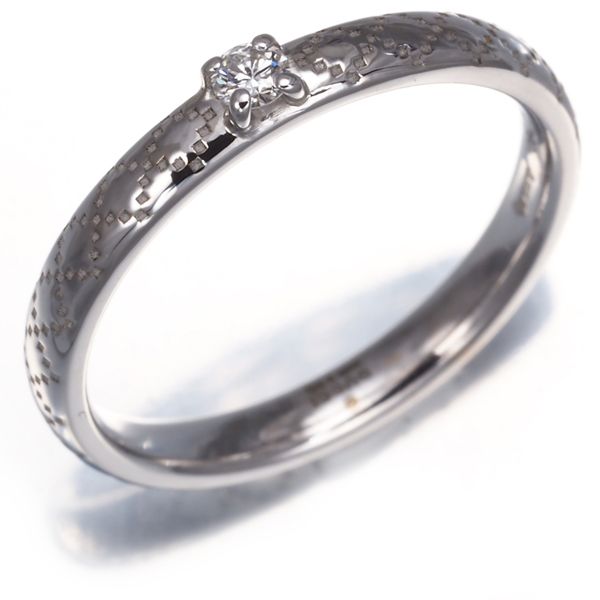 グッチ リング ダイヤ ダイヤモンド ディアマンティッシマ 9号 K 18 WG 178220