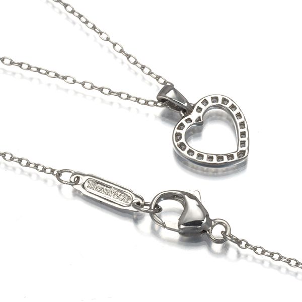  ティファニー ネックレス ダイヤ ダイヤモンド メトロハート Pt 950 180336 ネックレス アクセサリー