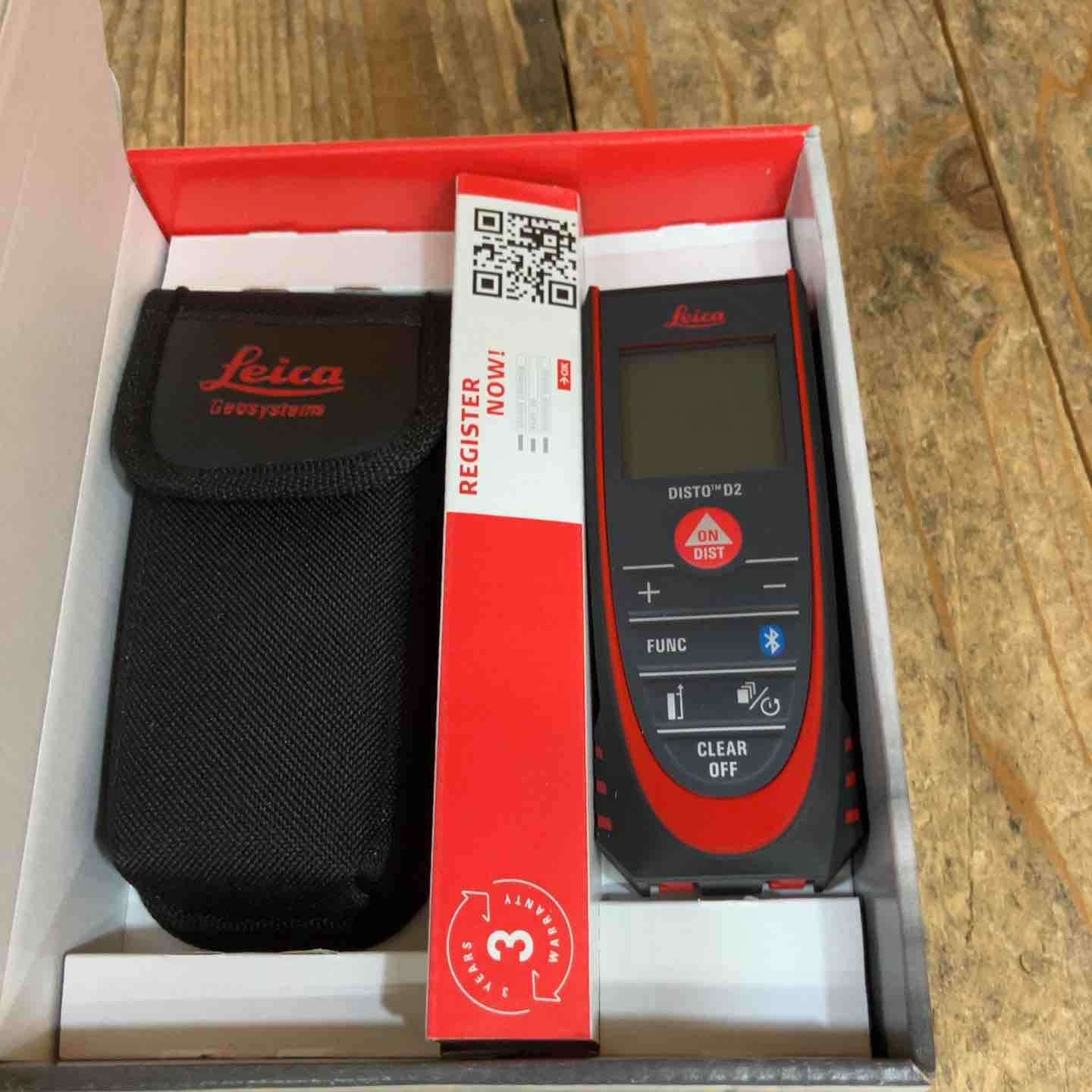 ライカ Leica レーザー距離計 DISTO D 2 BT Bluetooth機能搭載モデル