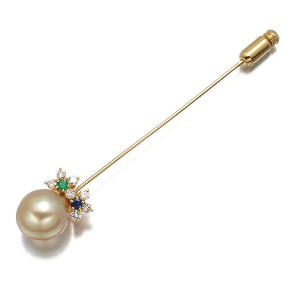 ヴァンドームブティック 曲線の美しいブローチ 葉 VBMV3649__DT