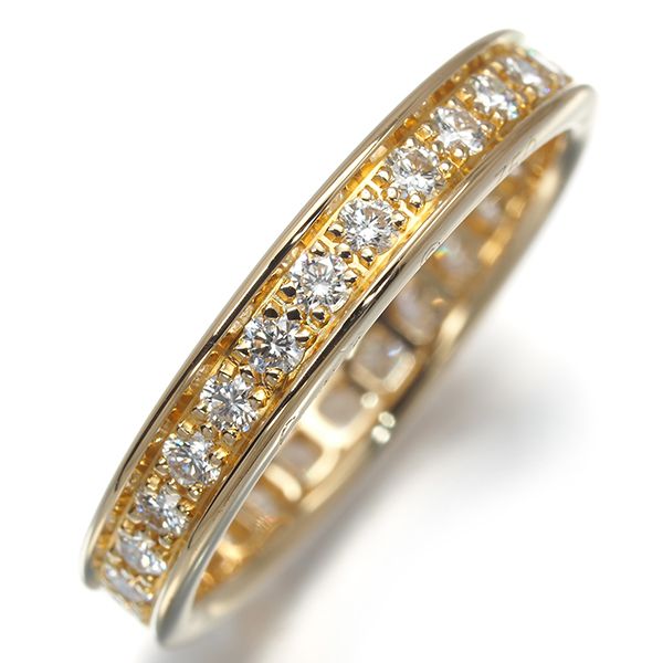 カルティエ リング ダイヤ ダイヤモンド バレリーナ フルエタニティ 51号 K 18 YG 180440