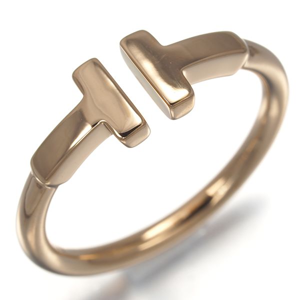 ティファニー Tワイヤー ダイヤ 9号 ティファニー T ダイヤモンド ワイヤー リング イエローゴールド