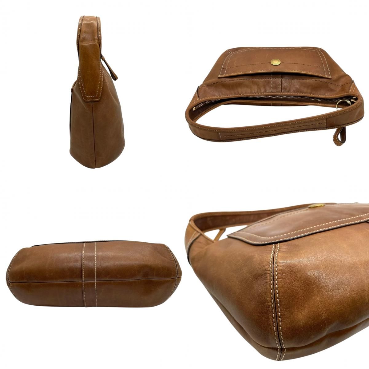 全品送料無料！! コーチ COACH ショルダーバッグ ワンショルダー ハンドバッグ ホーボー 自立可 レザー 本革 ブラウン 茶色 ゴールド金具 クラシック ビンテージ レディース 通勤 通学 カジュアル エレガント 11288 s85