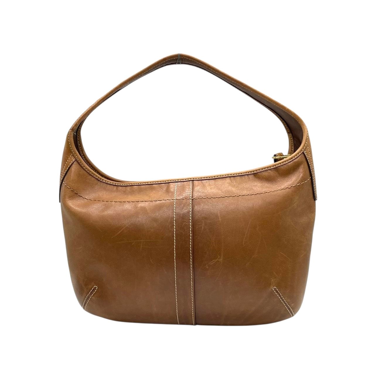 コーチ COACH ショルダーバッグ ワンショルダー ハンドバッグ ホーボー 自立可 レザー 本革 ブラウン 茶色 ゴールド金具 クラシック ビンテージ レディース 通勤 通学 カジュアル エレガント 11288 s85