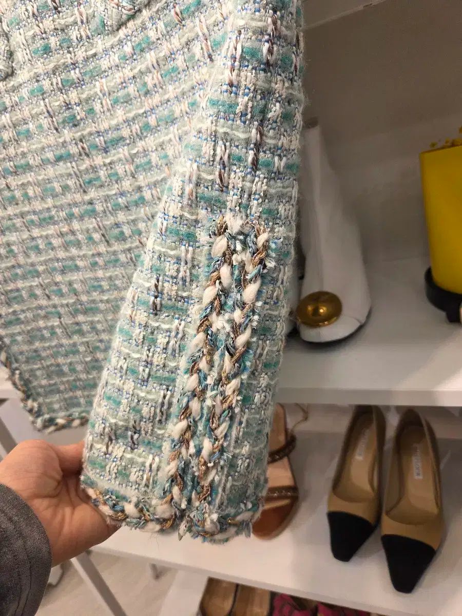 ミシャ ツイード スリット スカート