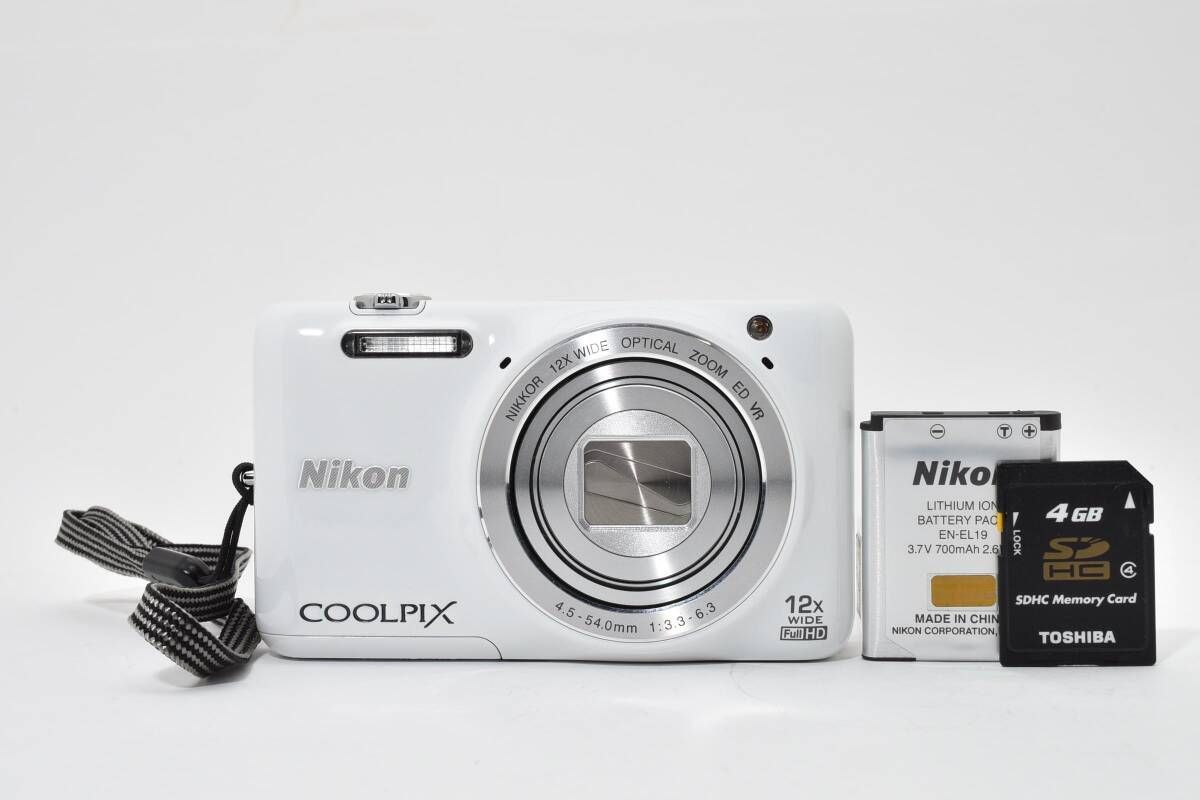 ニコン Nikon COOLPIX S6600 ホワイト W1114#3623