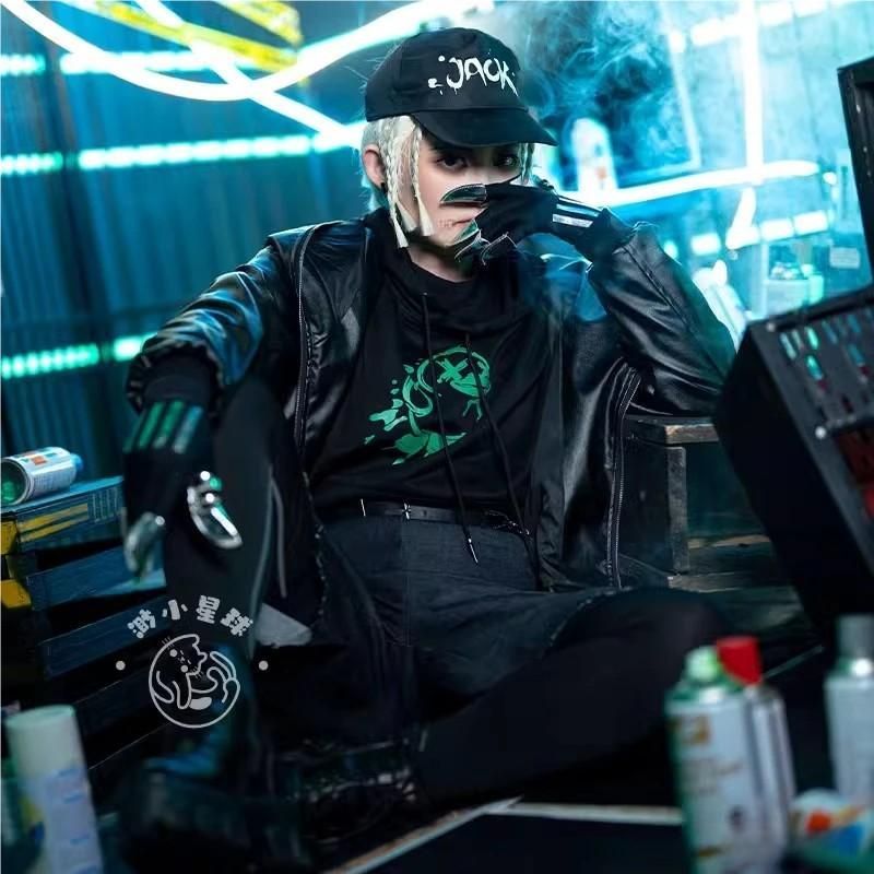 初獣猫 第五人格 傭兵 ナイブ B Duck 潮奈 コラボ パーカー ショートパンツ コスプレ衣装 男女兼用 職人製作