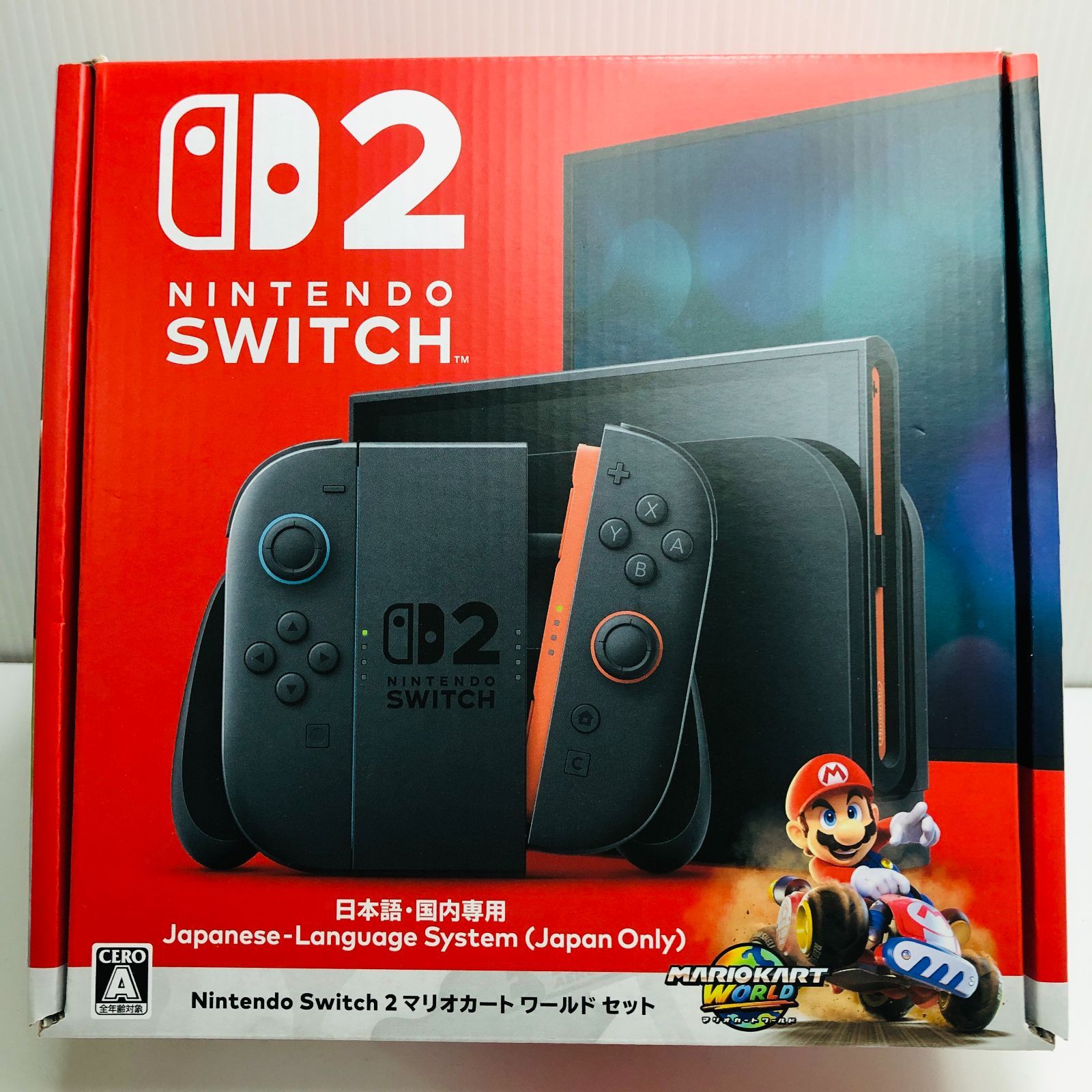 Nintendo Switch2 マリオカートセット ニンテンドースイッチ2 日本語. マリオカート使用不可 み 本体 A01-023