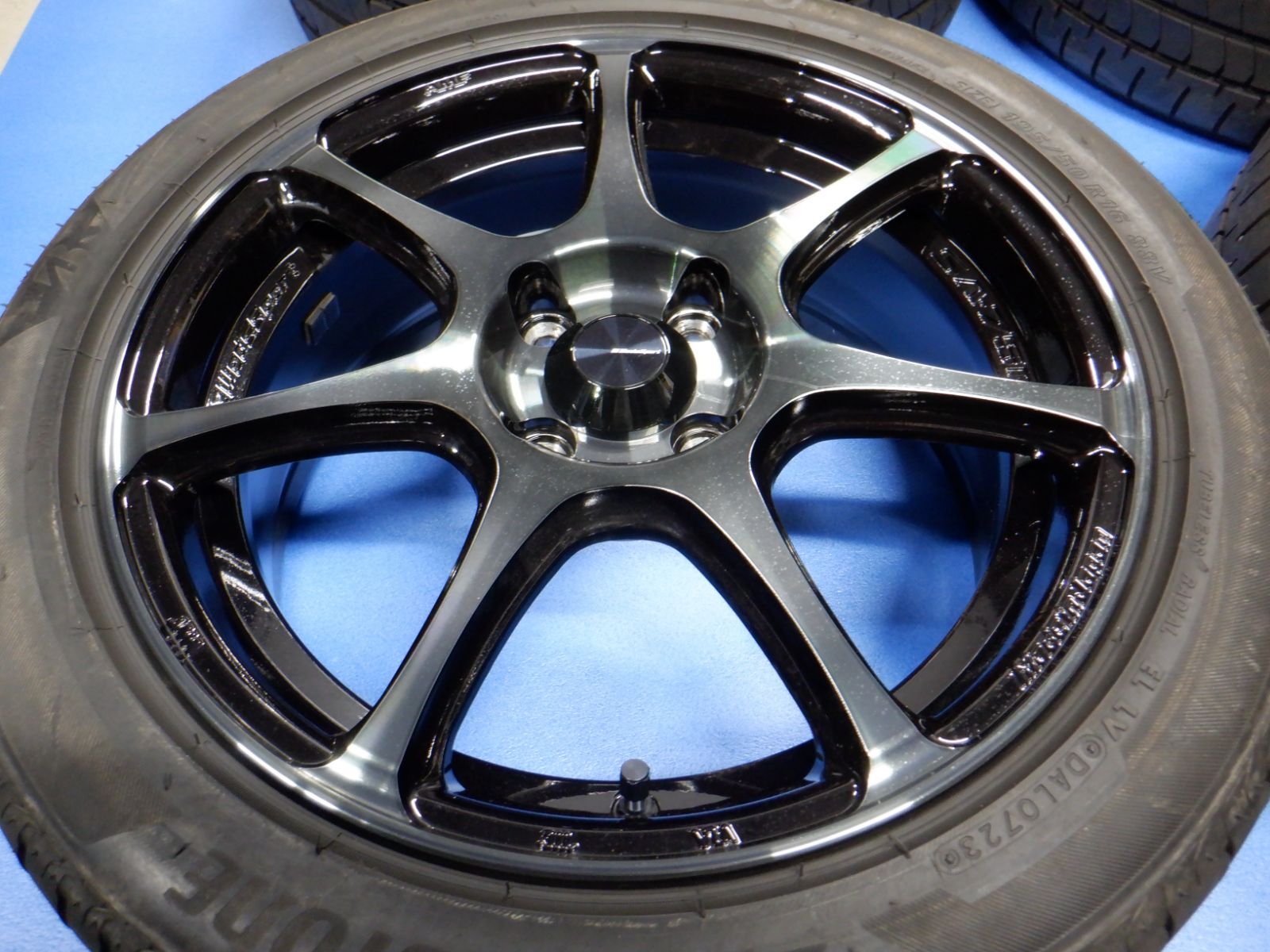 軽量 WEDS SPORTS SA 75 R 16 6 5 J in 42 PCD 100 4 H ホイールタイヤセット ４本 ヤリス スイフト マーチ フィット アクアなどに