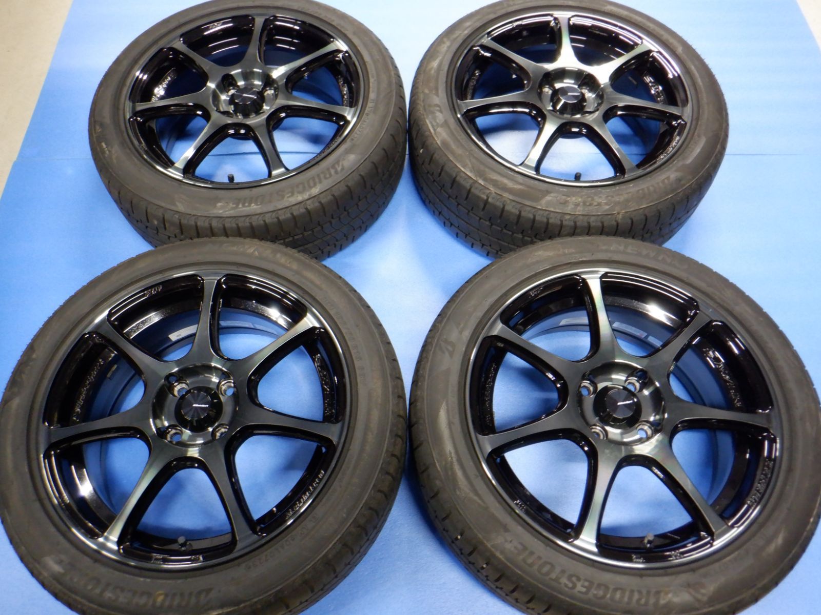 軽量 WEDS SPORTS SA 75 R 16 6 5 J in 42 PCD 100 4 H ホイールタイヤセット ４本 ヤリス スイフト マーチ フィット アクアなどに