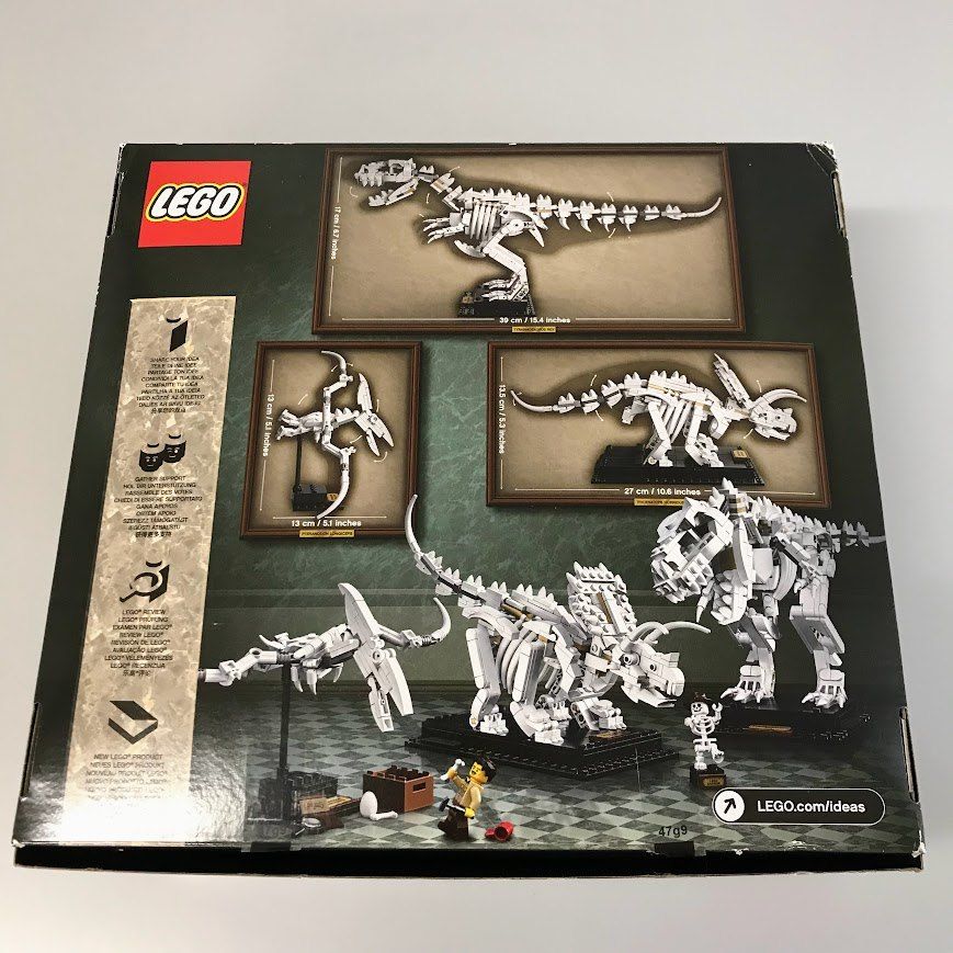 LEGO レゴ IDEAS アイデア 21320 恐竜の化石 製造終了品 DB-116-C 2 大人レゴ 内袋 有り ミニフィグ 外箱 組み立て説明書 371