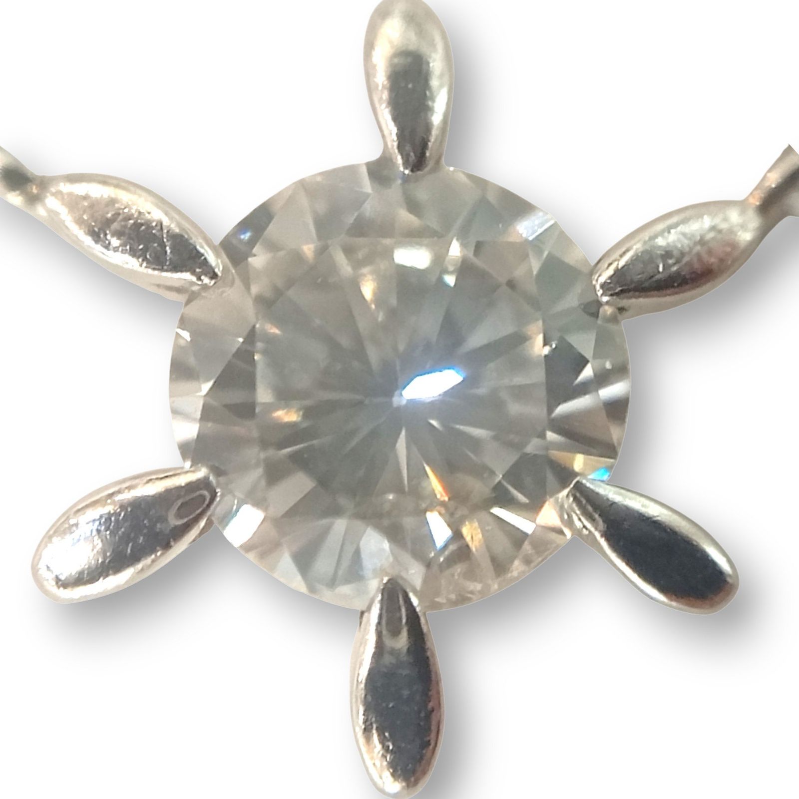 PT850 ネックレス ダイヤ ダイヤモンド Necklace D0.36ct SI2 I poor 3.37g プラチナ PT JA-25247