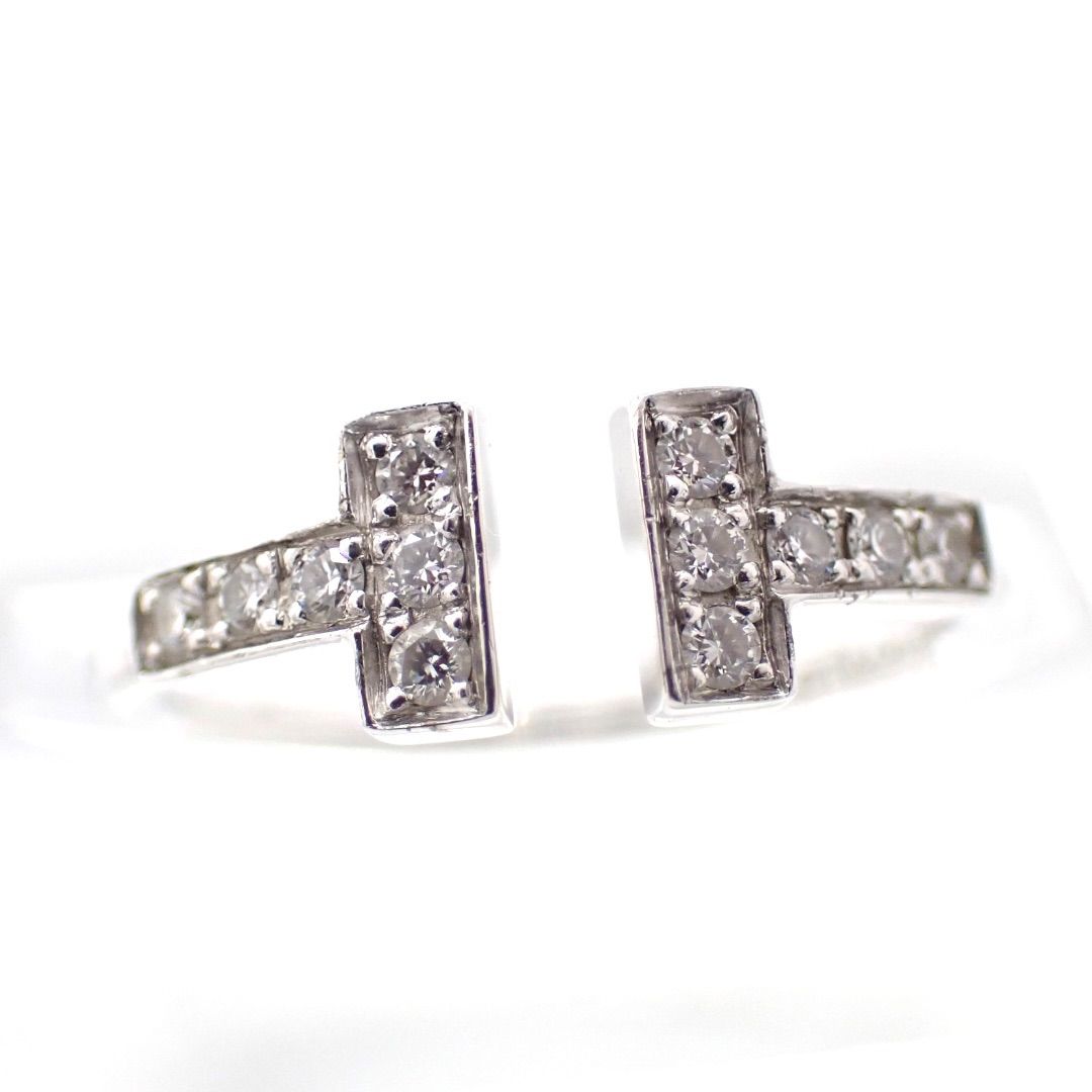 新品仕上げ Tiffany & Co. ティファニー Tワイヤー ダイヤ