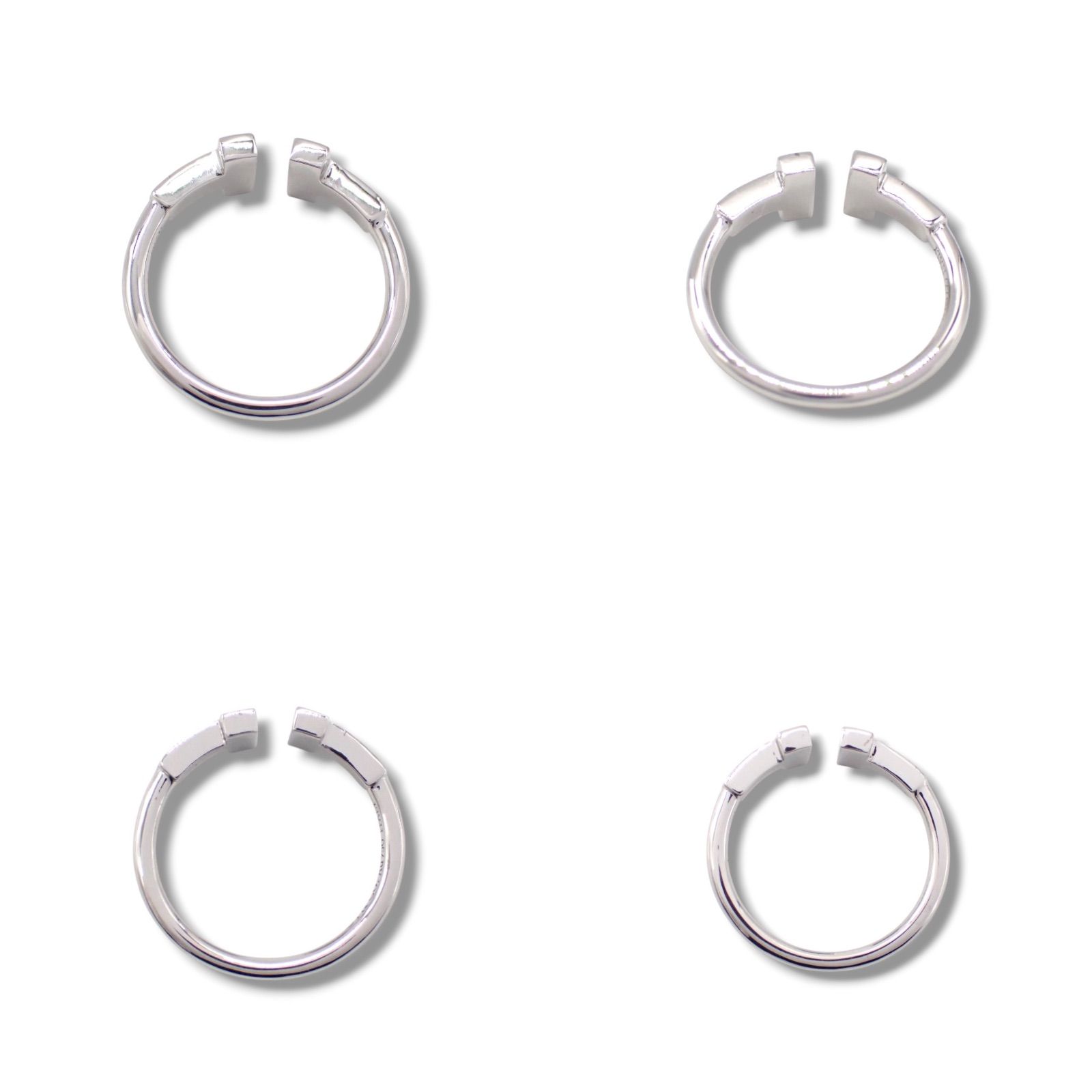 新品仕上げ Tiffany & Co. ティファニー Tワイヤー ダイヤ