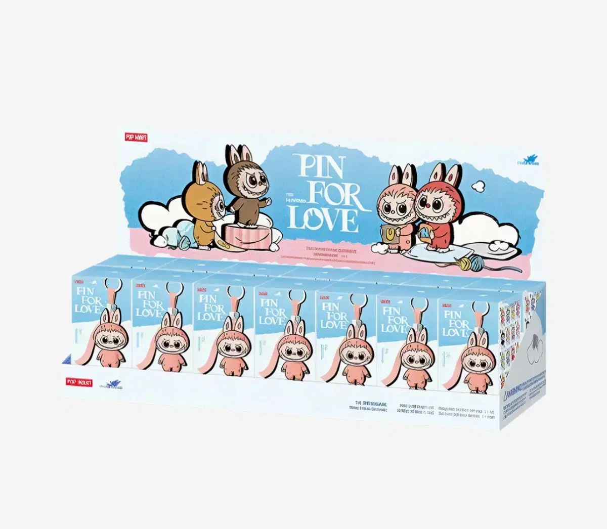 Labubu 4世代 ミニLabubu 私の心の中の秘密のパスワードシリーズ ぬいぐるみキーホルダー N-Z