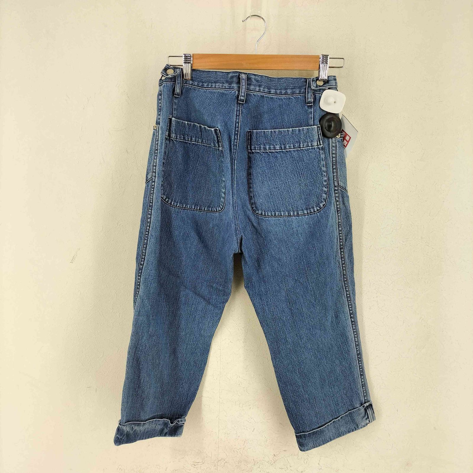 ヨウジヤマモトプリュスノアール YOHJI YAMAMOTO NOIR クロップド デニム ベイカーパンツ レディース JPN 1