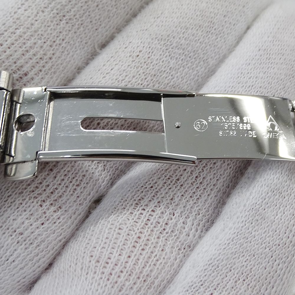  オメガ OMEGA シーマスター アクアテラ 2518 50 時計 ボーイズ ブランド デイト クオーツ QZ ステンレス SS シルバー ブラック 磨き済み 腕時計(クォーツ) 腕時計(アナログ)