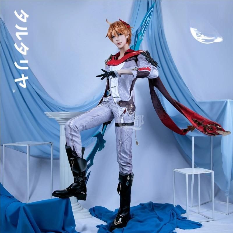 霧都アニメ 原神 公子 タルタリヤ コスプレ衣装 職人製作