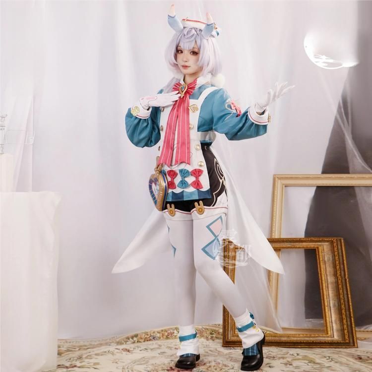 霧都アニメ 原神 フォンテーヌ シグウィン COS衣装 コスプレ 二次元ロリータ ゲーム C服 職人製作