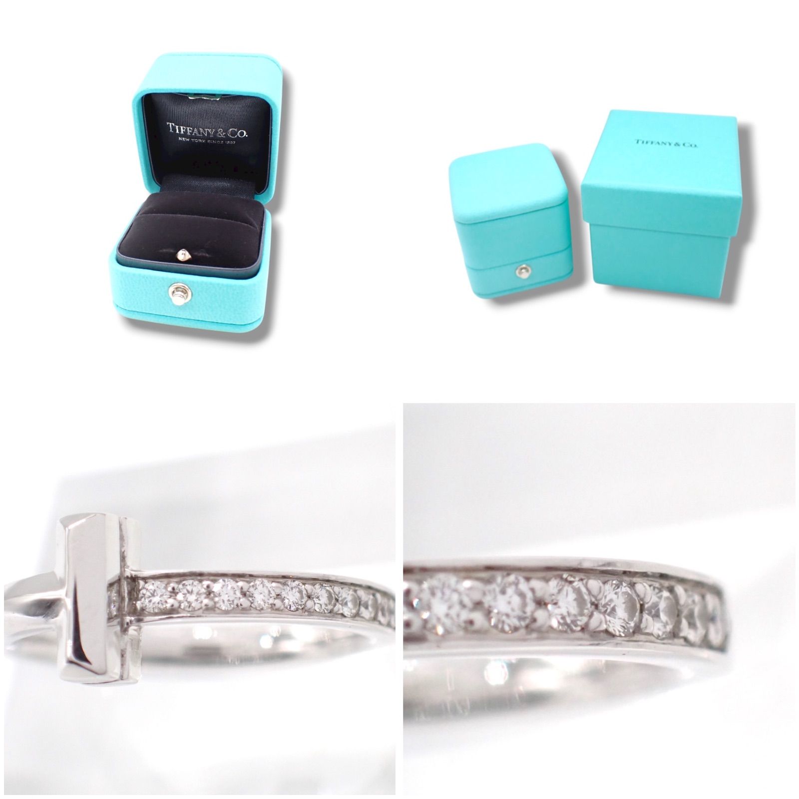 新品仕上げ 箱 Tiffany & Co. ティファニー 8号 Tワン ナロー