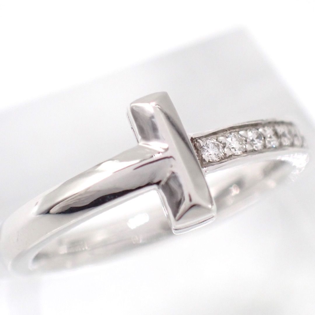 新品仕上げ 箱 Tiffany & Co. ティファニー 8号 Tワン ナロー