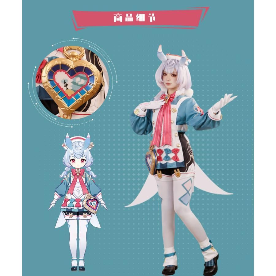 霧都アニメ 原神 フォンテーヌ シグウィン COS衣装 コスプレ 二次元ロリータ ゲーム C服 職人製作