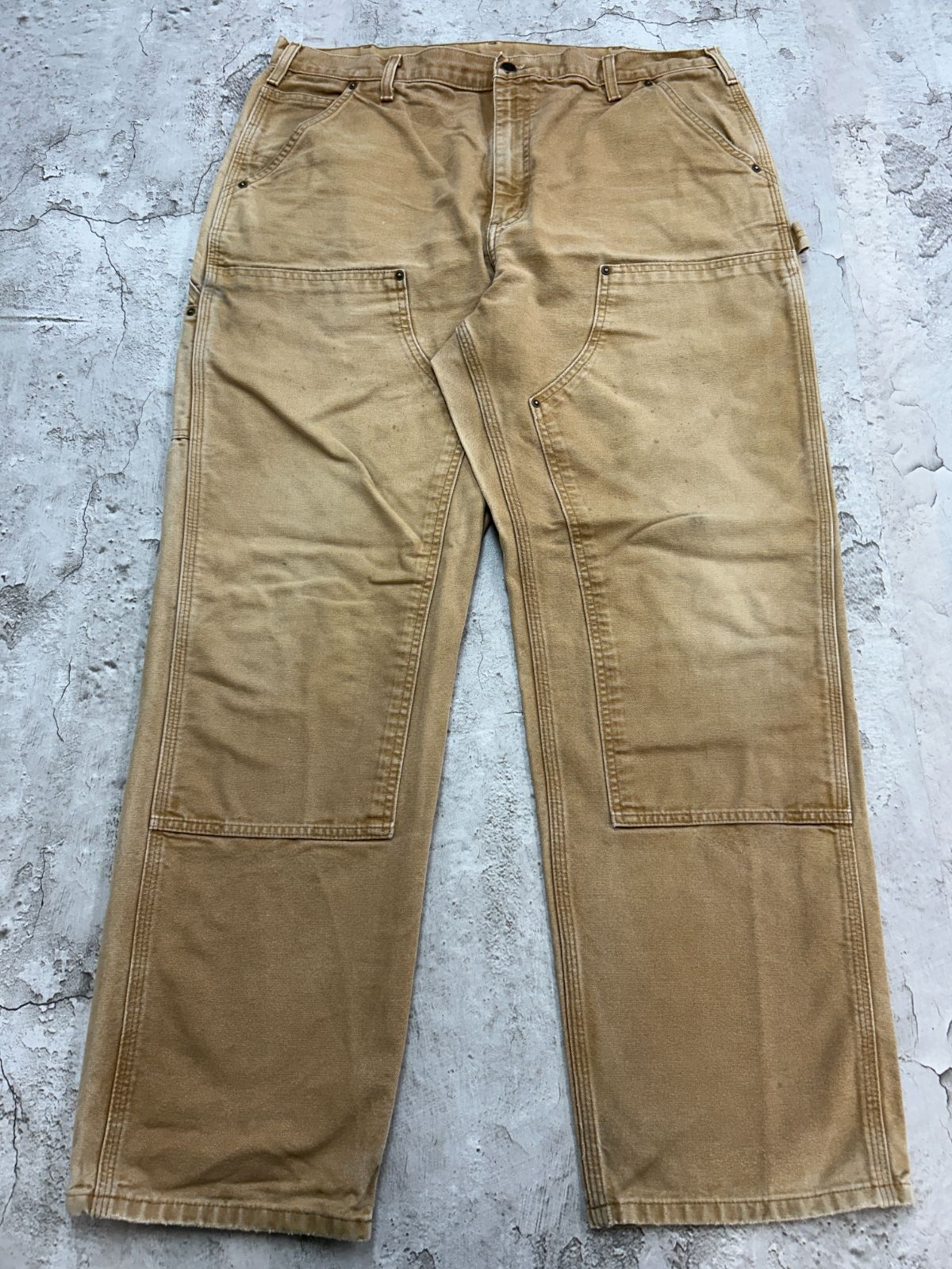 鬼フェードボロ雰囲気系 carhartt カーハート ダブルニーペインターパンツ 鬼フェード Carhartt カーハート ダブルニーダックペインターパンツ