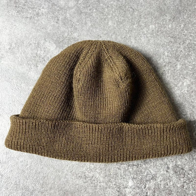 40s AMERICAN RED CROSS ウール ニット キャップ M / 40年代